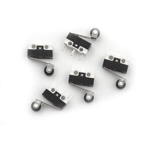 Bilr Xin 5pcs New Ultra Mini Micro Switch Roller Lever Actuator