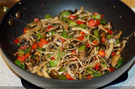 Bok Choy Mushrooms And Tofu Stir Fry Recipe