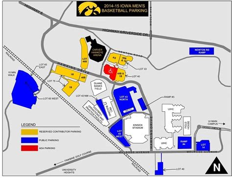 Parking Map For Kinnick Stadium | Printable Templates Free