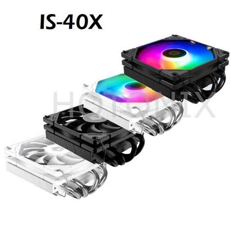 ID COOLING IS 40X V3 CPU Air Cooler Low Profile 4 Heat Pipes 90W For