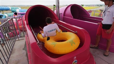 Wild Rivers Irvine Pipeline Water Slide Pov Youtube