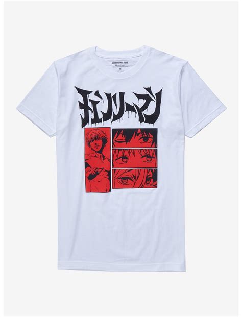 Chainsaw Man Eyes Red Panel T Shirt Hot Topic