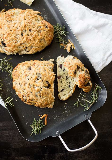 Rosemary Olive Soda Bread Kiwi And Carrot