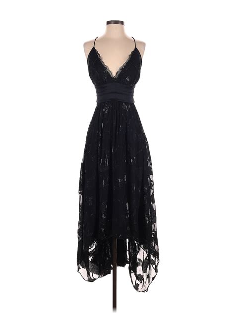 Nicole Miller Silk Black Cocktail Dress Size Off Thredup