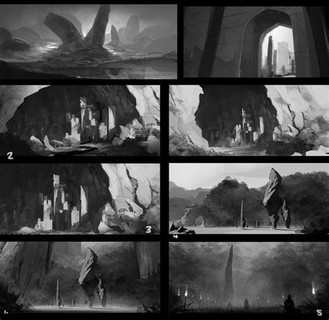 Thumbnails 2 By Kvenh On Deviantart Concept Art Digital