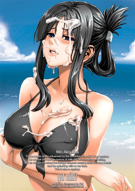 Rule 34 Beach Bikini Black Hair Blue Eyes Blush Breast Hold Breasts