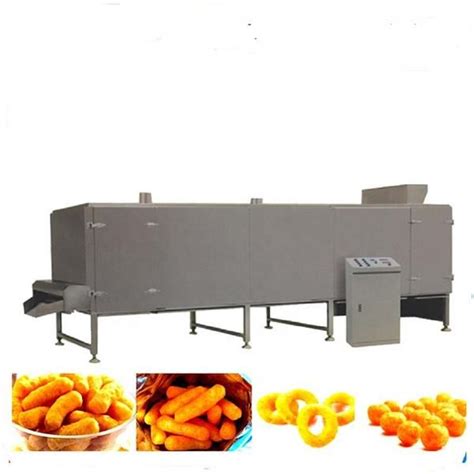 Extruded Automatic Puffed Corn Snacks Food Equipment Shandong