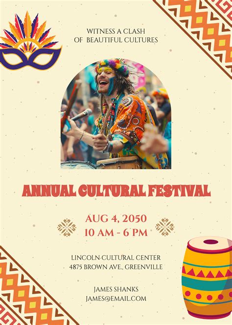 Free Festival Invitation Templates, Editable and Printable