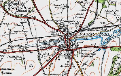 Map Of Basingstoke Area