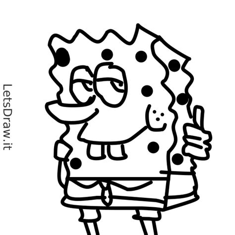 How To Draw Sponge Rb3rf3qs4 Png LetsDrawIt