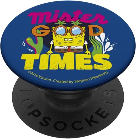 Spongebob Squarepants Mister Good Times Popsockets Standard Popgrip Cell Phones