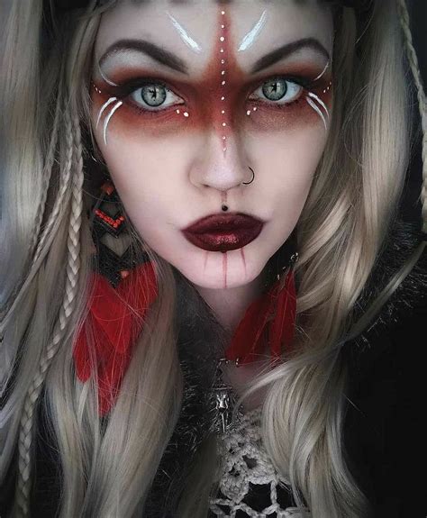 Pin By Rox Serrano On Maquillaje Celta In Viking Makeup Warrior