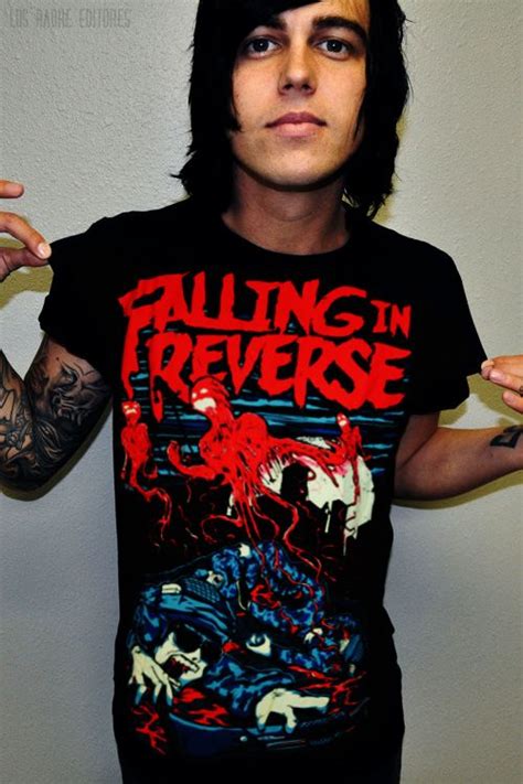 Kellin Quinn In A Falling In Reverse Shirt D Kellin Quinn Band Merch