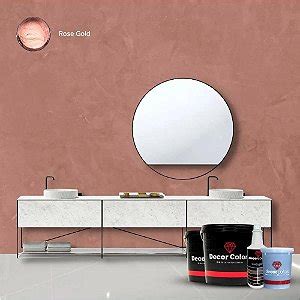 Cimento Queimado Rose Gold 5 kg Decor Colors em Promoção Decor Colors