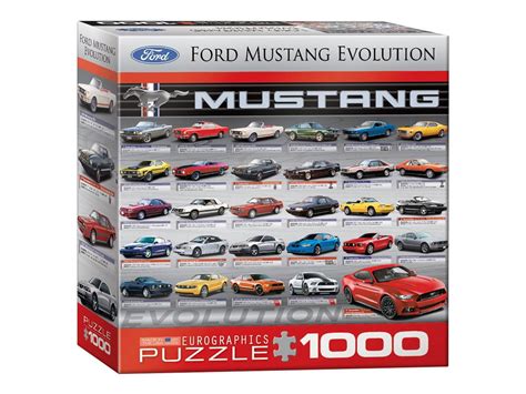 Eurographicspuzzles Ford Mustang Evolution 50th Ls Jigsaw Puzzle