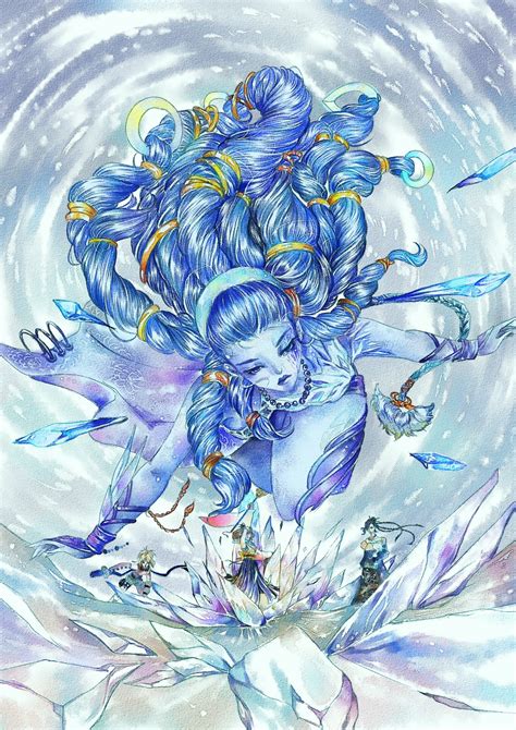 Final Fantasy X Shiva by NutlikeIU on DeviantArt