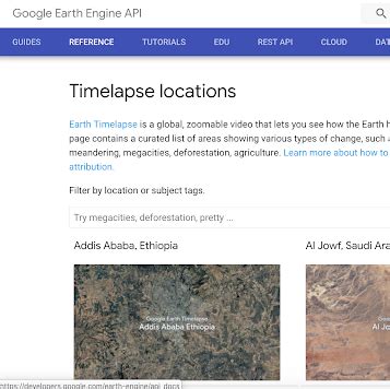 Google Earth Timelapse Observaci N De Cambios Google News Initiative