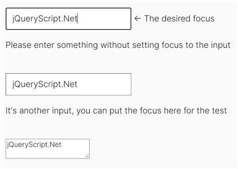 Text Input Focus Effects With JQuery And CSS3 InputDimmer Free