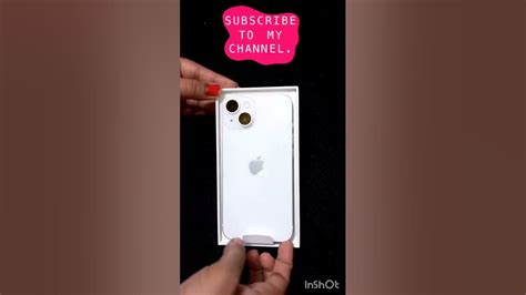 Iphone 14 Unboxing White Colour Iphone Shorts Jawan Chaliye Song Shorts First Impression