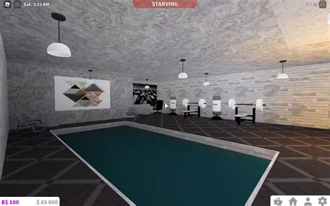 Inside bloxburg pool | Inside pool, Pool, Ping pong table