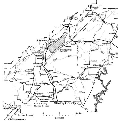 Map Of Shelby County Alabama Bell Marika