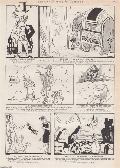 1929 Cartoons of the Month : A collection of political cartoons from