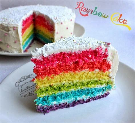 Recette Du Rainbow Cake Ou G Teau Arc En Ciel Il Tait Une Fois La