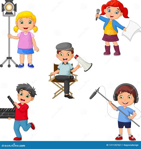 Kids Different Role Play Stock Illustrations 4 Kids Different Role