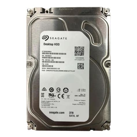 Seagate Barracuda ST3000DM001 3TB 64MB Cache SATA 6 0Gb S 3 5 Desktop