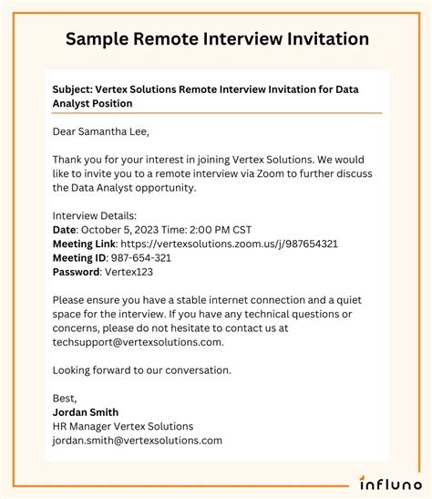 10 Interview Scheduling Email Templates Invitation Examples