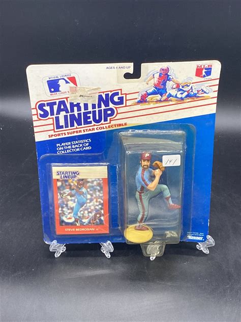 Steve Bedrosian Starting Lineup Slu Philadelphia Phillies Figure