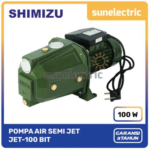 Jual Shimizu JET 100 Pompa Air Semi Jet 100 W Daya Hisap 11 Meter