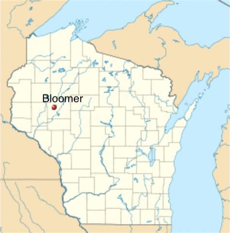 Wisconsin Facts | Notable Places | Bloomer, Wisconsin