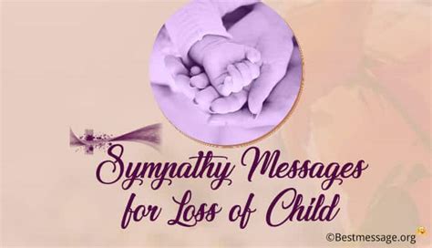 60 Comforting Sympathy Messages For Loss Of A Child Urns