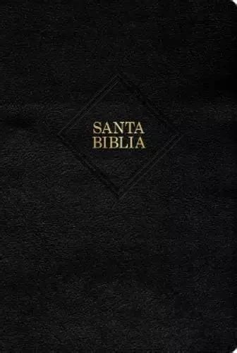 Rvr Biblia Letra Gigante Negro Piel Fabricada De Piel Falsa