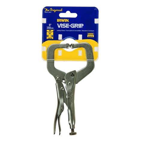 Irwin Vise Grip Original 6 11in Locking C Clamp Pliers Curwed Jaw Long