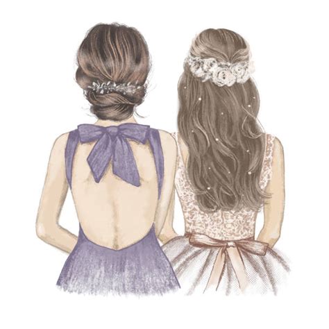 2 300 Bridesmaids Stock Illustrations Royalty Free Vector Graphics