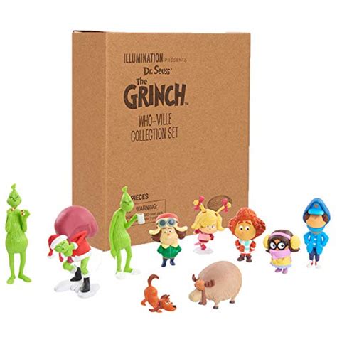 Grinch Movie 40745 Whoville Collection Figure Set Multicolor