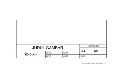 Etiket Gambar Teknik Cecepabdulmuhaemin