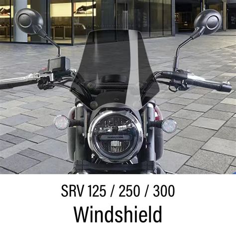 New For Qjmoto Srv Accessories Windshield Sports Windscreen Wind