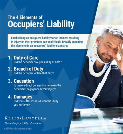 Elements Of Occupiers Liability Proving Occupier Liability Claim