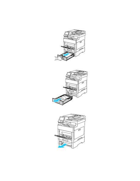 Clearing Paper Jams From The Tray 2 Area Xerox Workcentre 6515dni