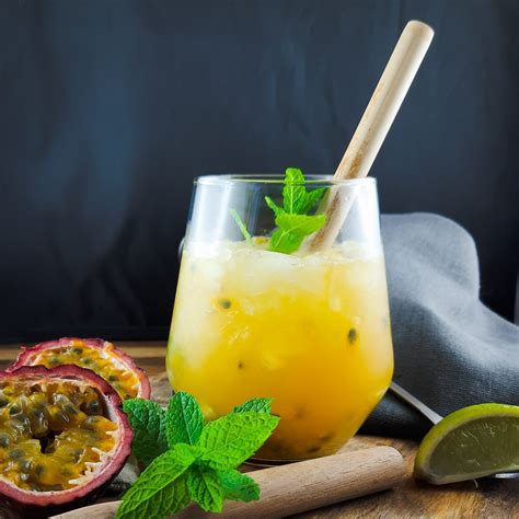 Passionsfrucht Mojito Ein Sommerlicher Cocktail