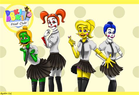 Doki Doki Fnaf Club By Playstation Jedi On Deviantart