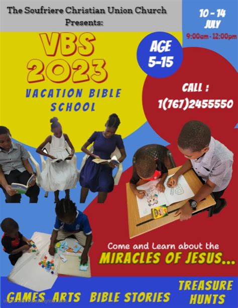 Vacation Bible School Flyer Postermywall