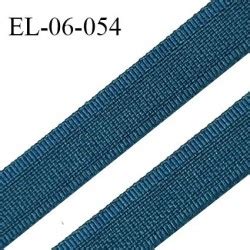 Elastique 6 mm fin spécial lingerie couleur fleur de lagune grande