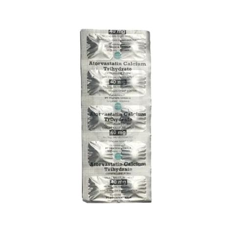 atorvastatin  mg  tablet kegunaan efek samping dosis  aturan
