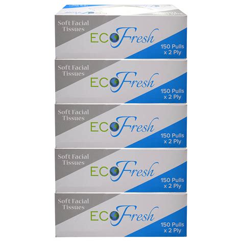 Eco Fresh Facial Tissues 150s Pack Of 5 Buy At Best Price From