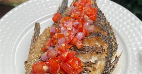 Resep Ikan Goreng Sambal Dabu Dabu Oleh Sasti Katrina Cookpad