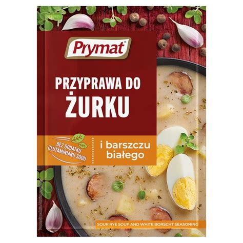 Prymat Przyprawa do żurku i barszczu białego 25 g Zakupy online z